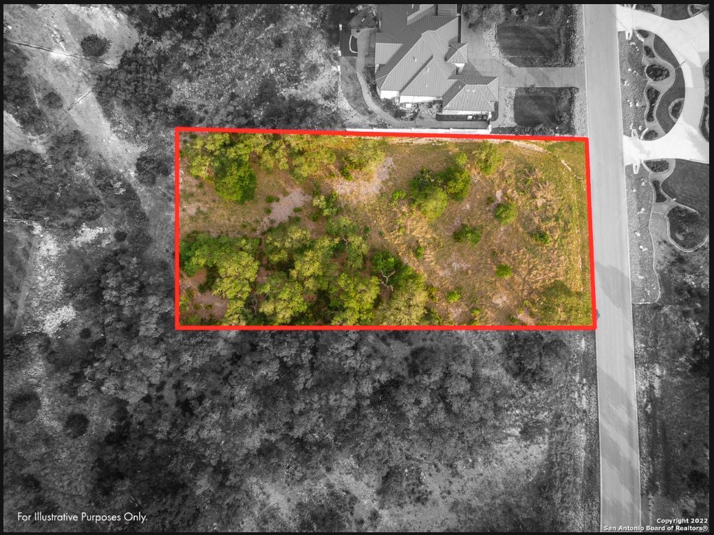 Overhead of the Camp Creek parcel