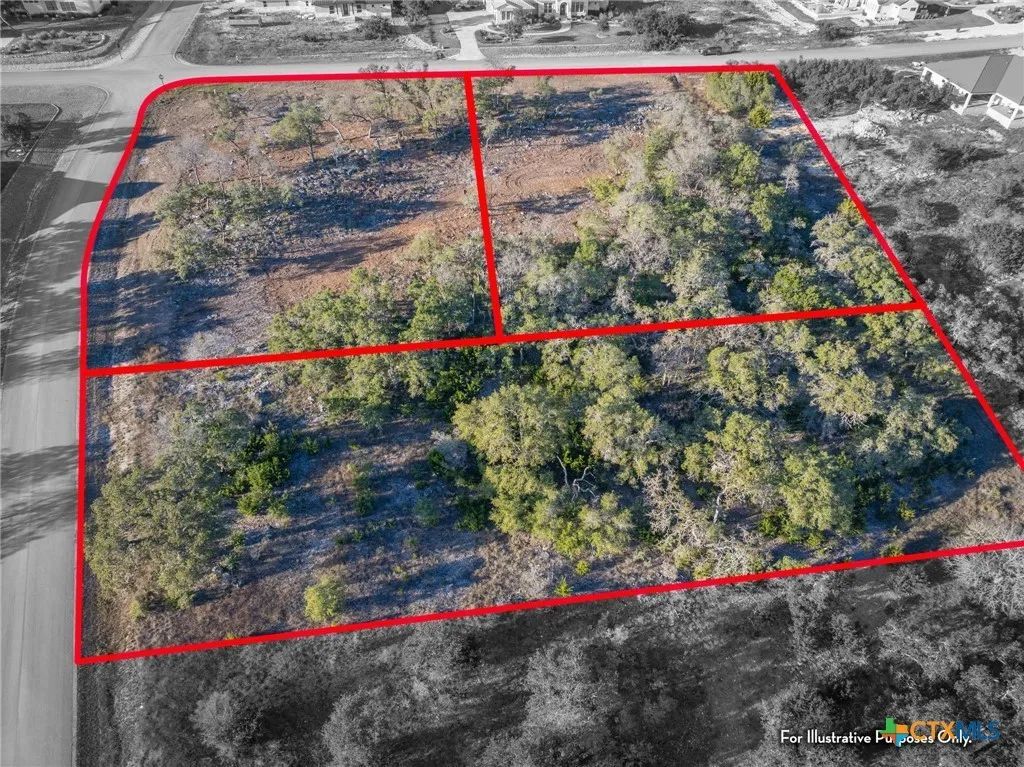 Alternate aerial of the three parcels