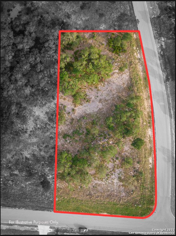 Plan view of the 425 Copper Crest parcel